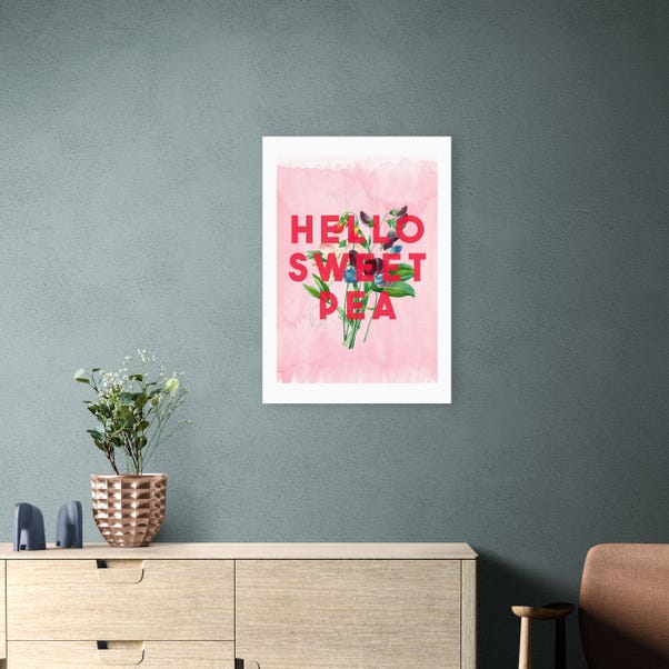 East End Prints Hello Sweet Pea Print by The 13 Prints image 1 of 2