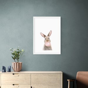 East End Prints Bubble Gum Bunny Print By Sisi And Seb