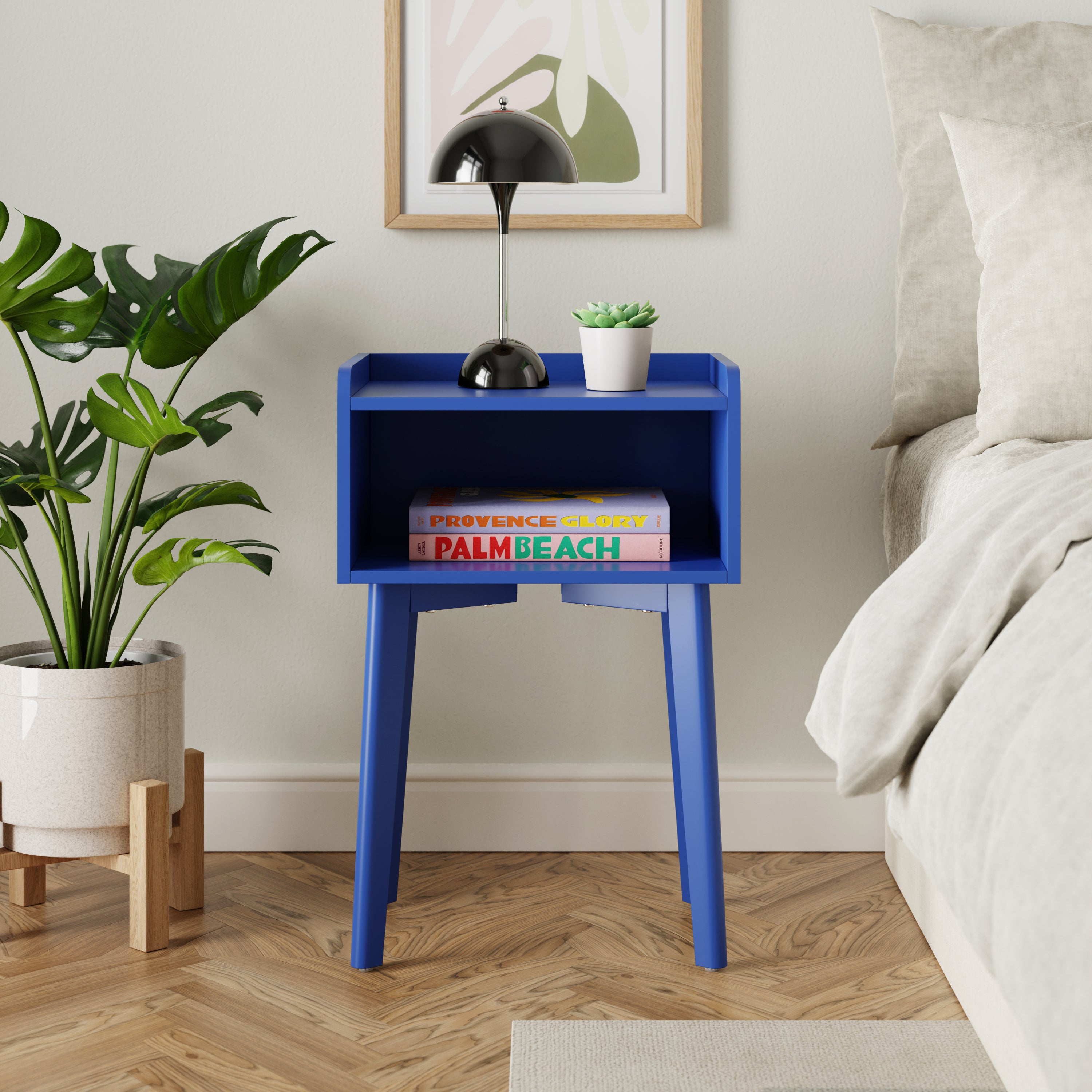 Cheska Bedside Table Classic Blue