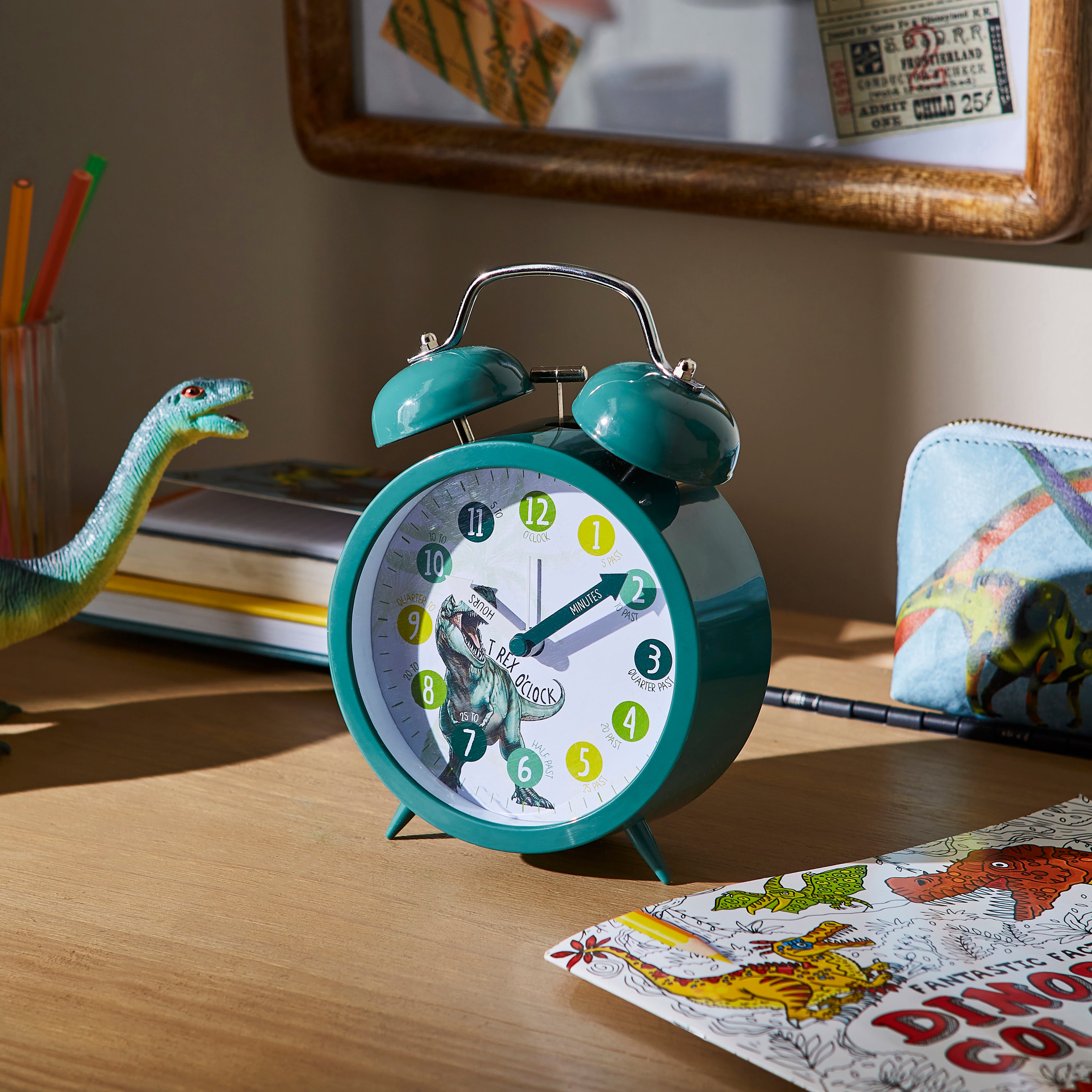 Kid's Dino Tell The Time Alarm Clock