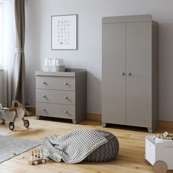 Little acorns 2025 nursery furniture grey