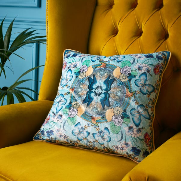 Matthew Williamson Heritage Butterfly Square Feather Filled Cushion image 1 of 3