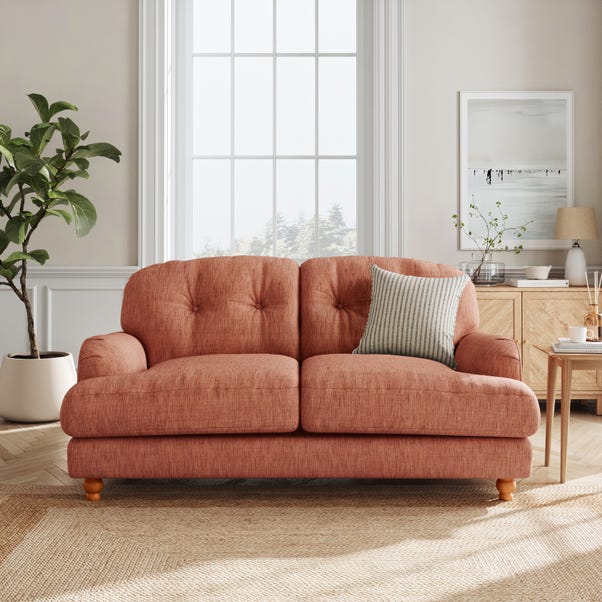Martha Faux Linen 2 Seater Sofa image 1 of 9