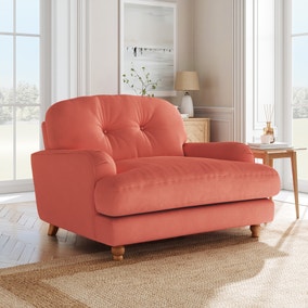 Martha Matte Plush Velvet Snuggle Sofa