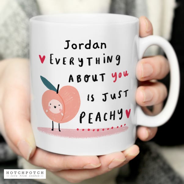 Personalised Peachy Mug image 1 of 6