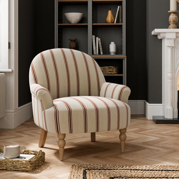 Stripe armchair sale