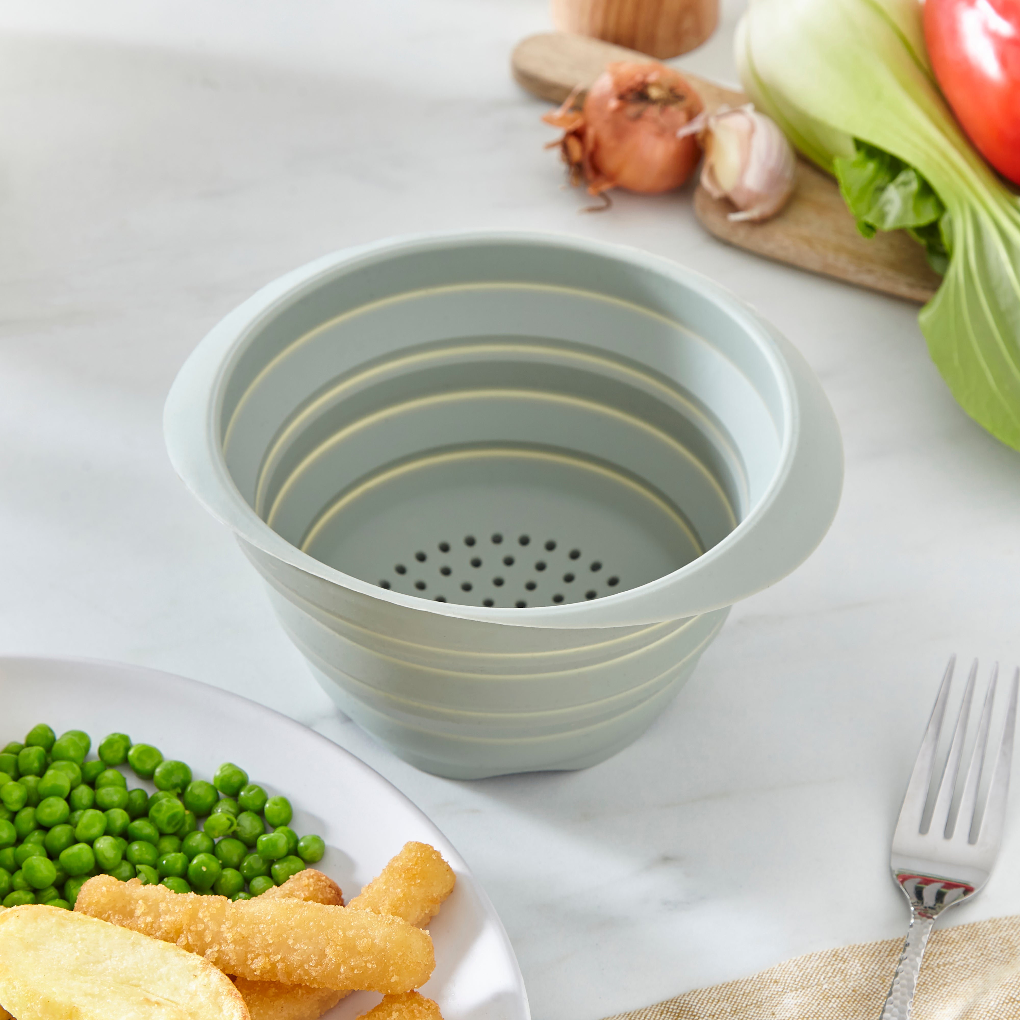 Handy Kitchen Collapsible Silicone Collander