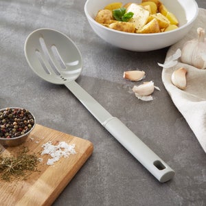 Handy Kitchen Slotted Spoon With Herb Stripper