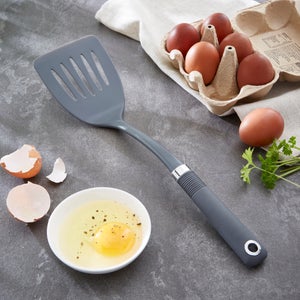 Nylon Slotted Turner With Soft Grip Handle