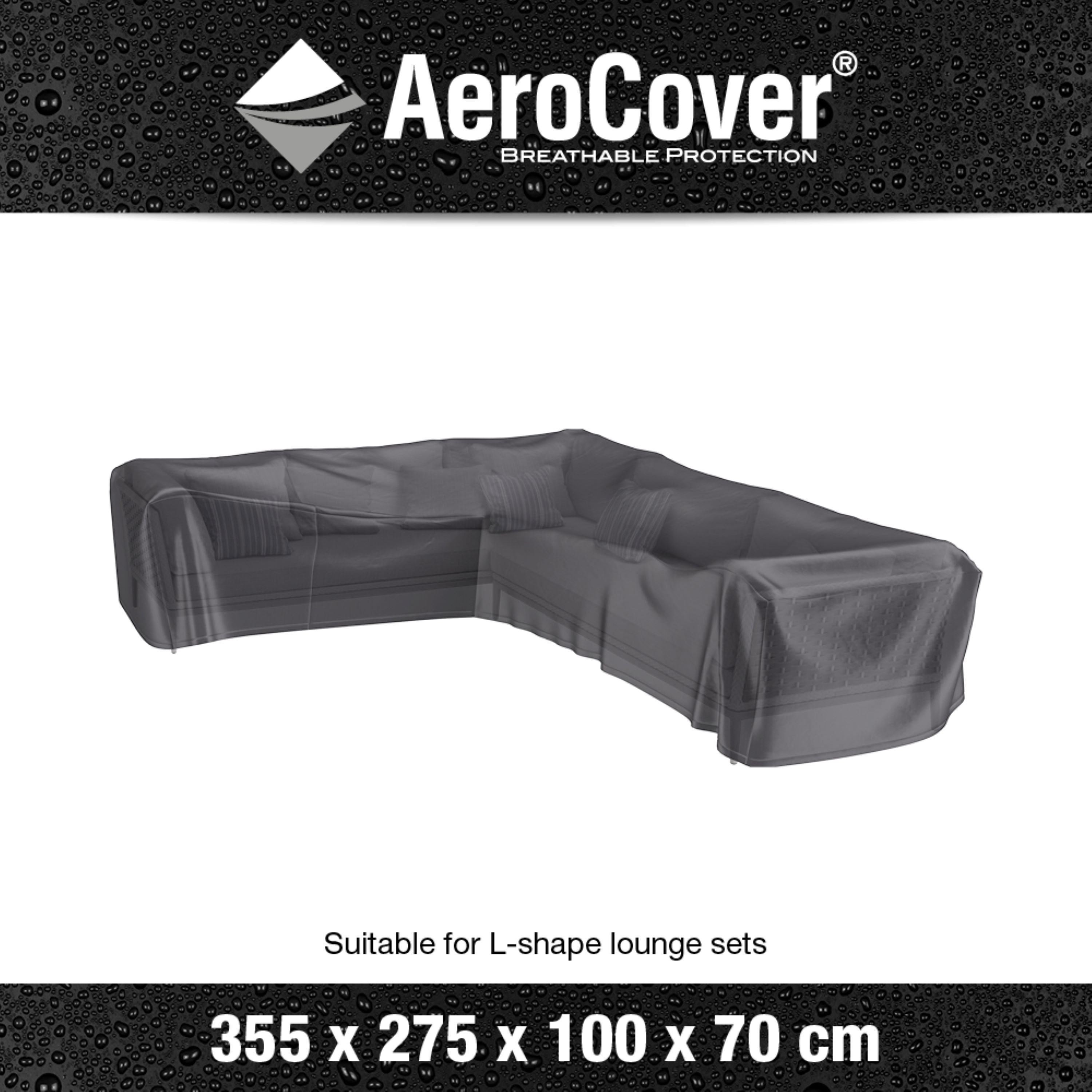 Aerocover Lounge Set Right Hand L Shape Cover