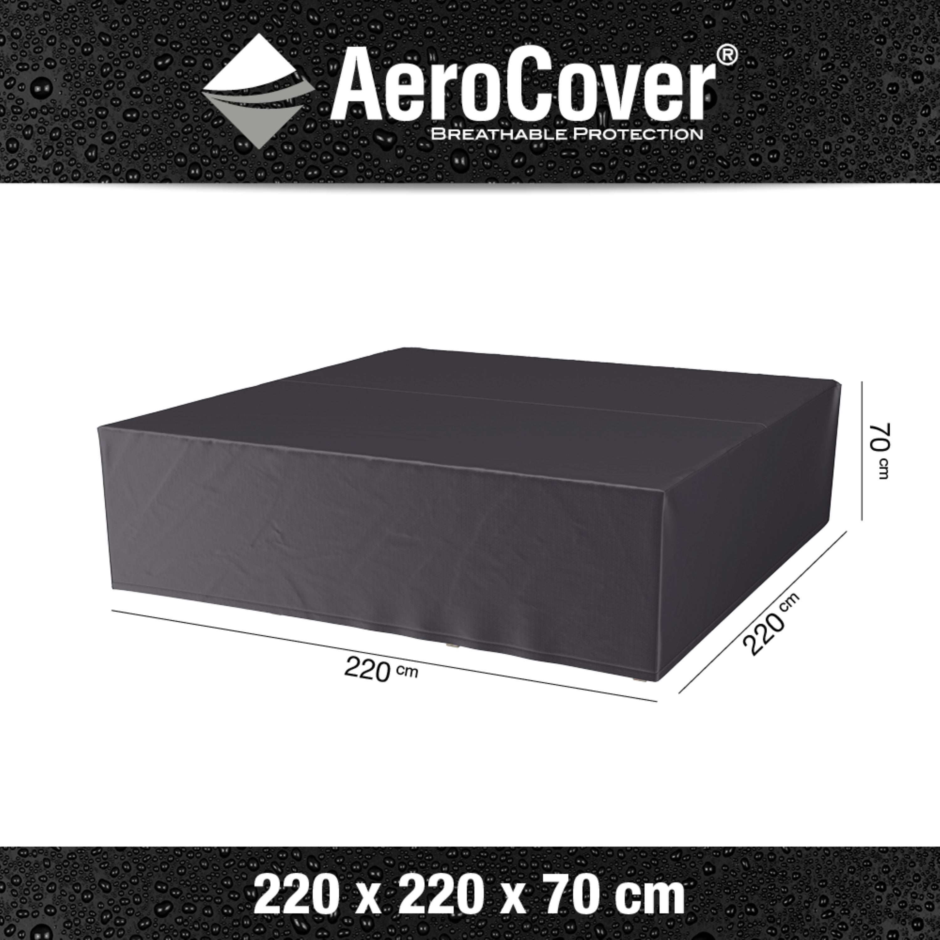 Photos - Furniture Cover COVER Aerocover Lounge Set Square  Grey 