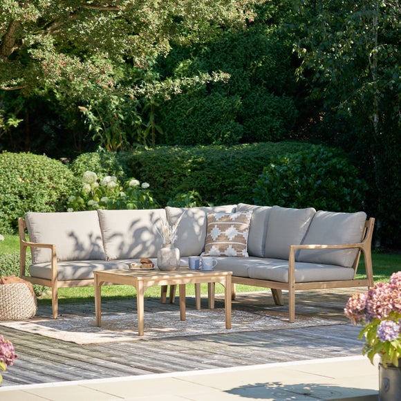 Dunelm outdoor store corner sofa