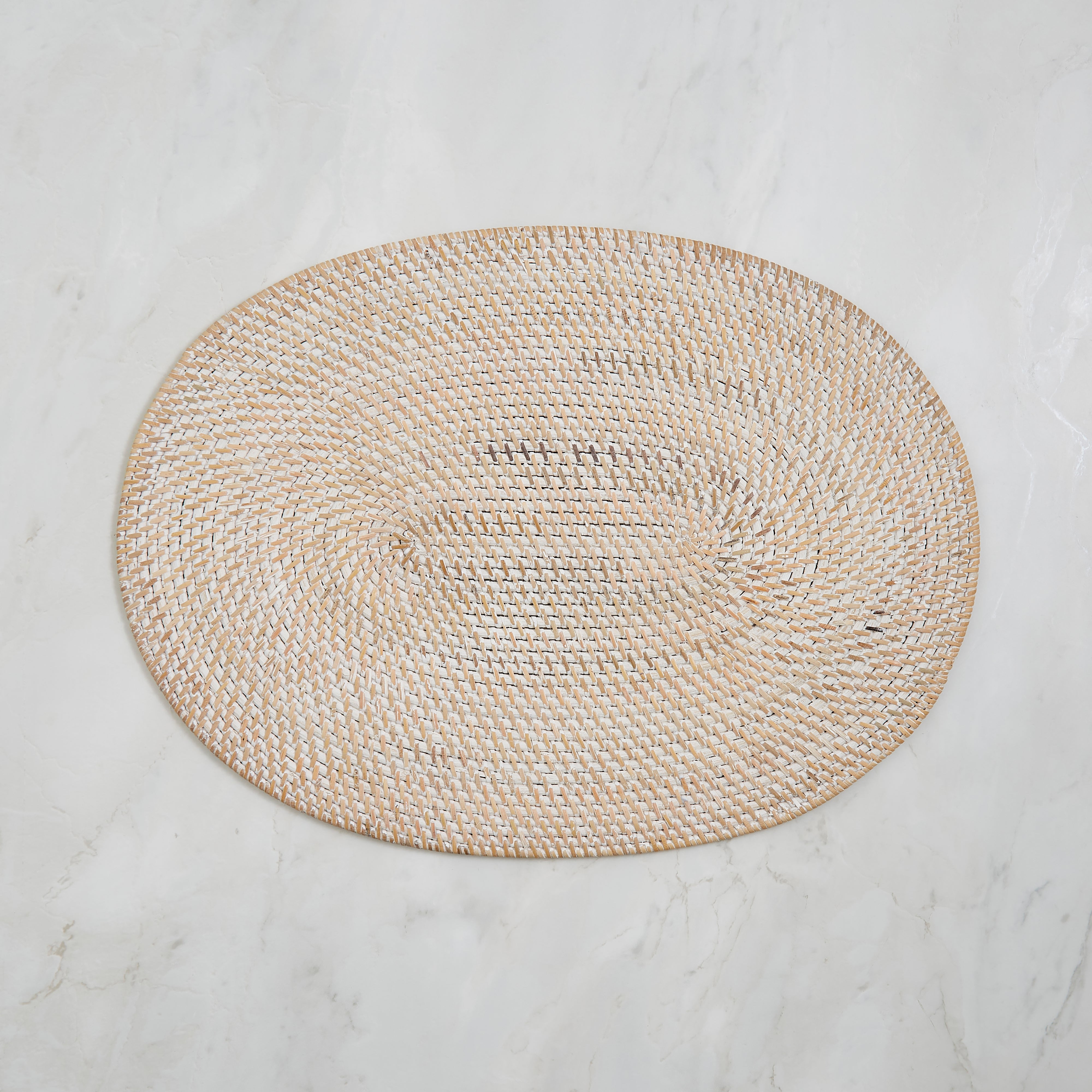 Churchgate Woven Rattan Oval Placemat