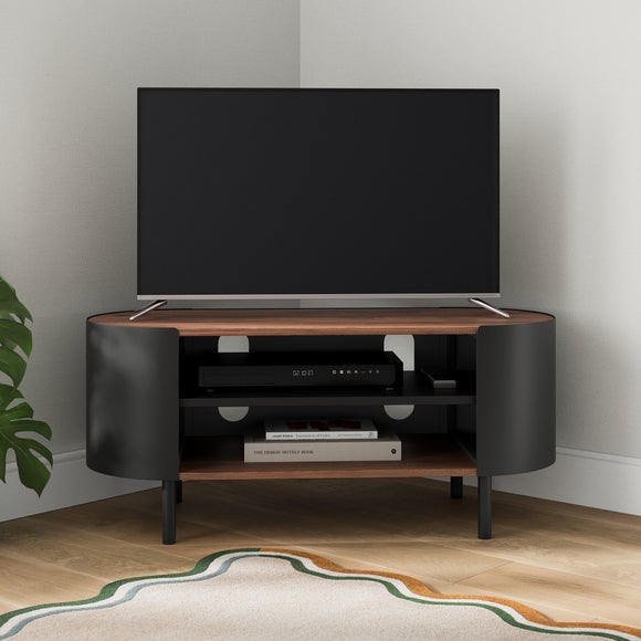 Elements Griffin Compact Corner Tv Unit For Tvs Up To 42