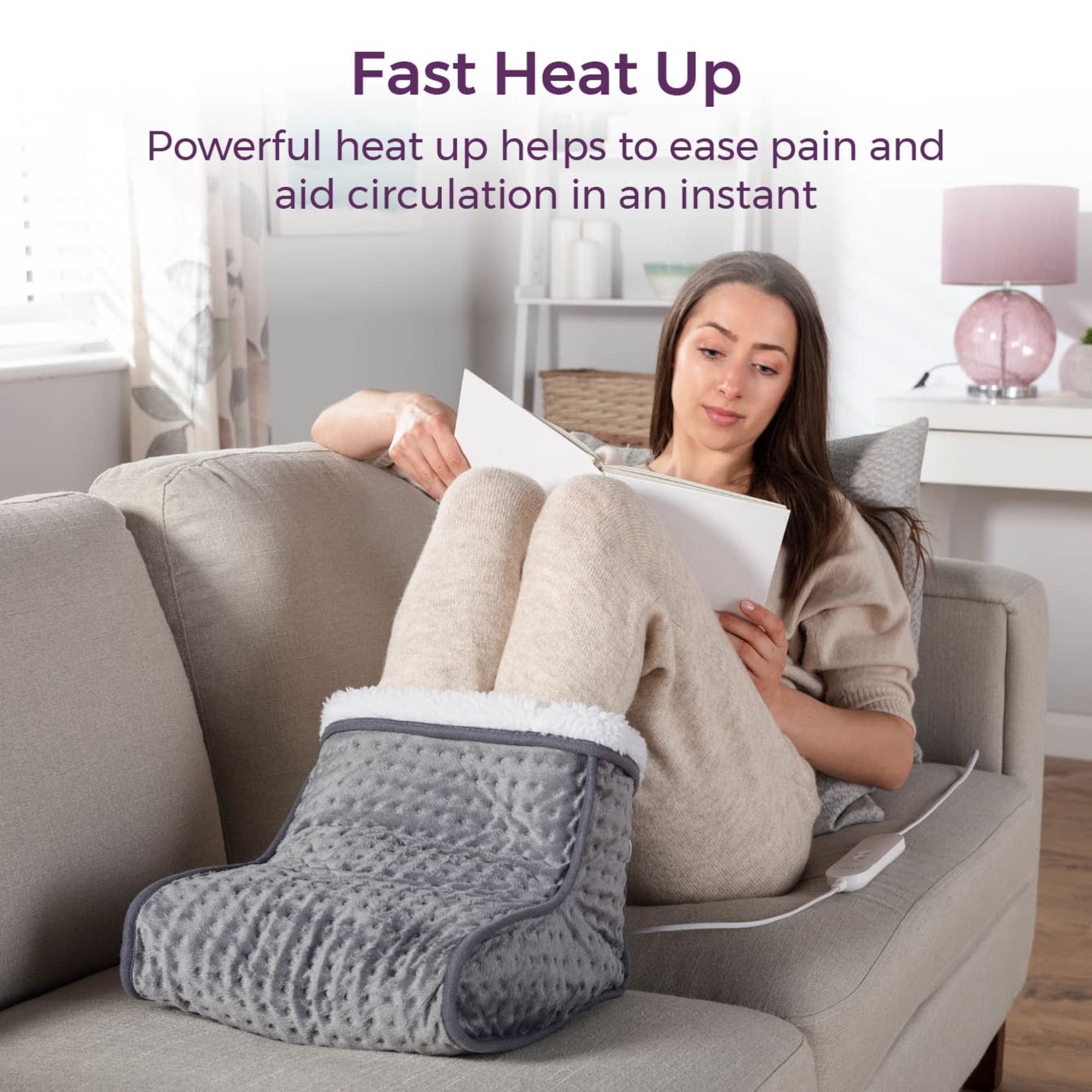 Intelliheat Electric Heated Foot Warmer | Dunelm