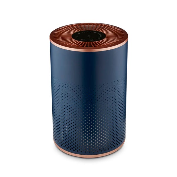 Desktop Blue and Rose Gold Air Purifier image 1 of 10