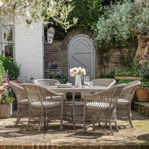 Cedar & Sage Corte 6 Seater Round Dining Set