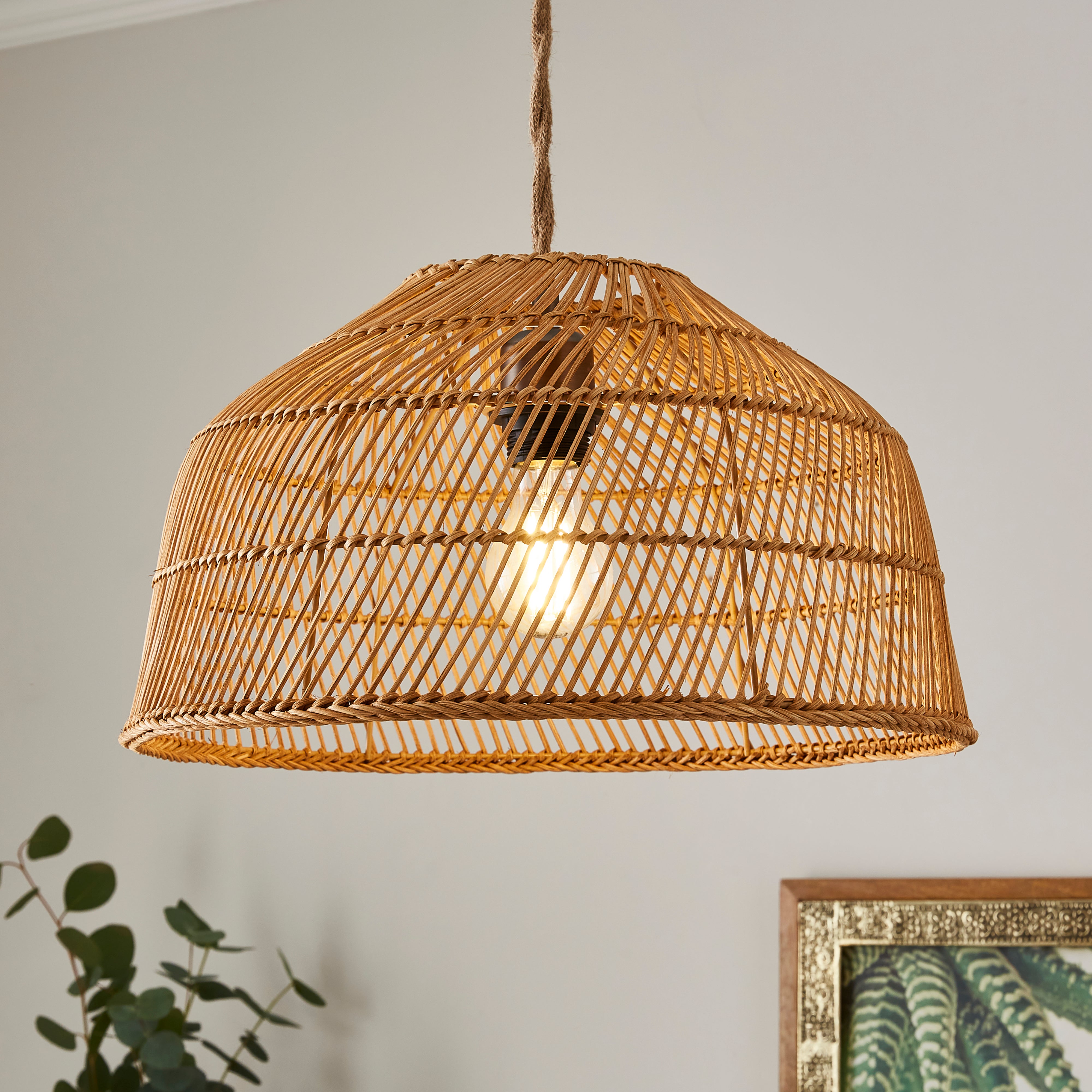 Andre Rattan Easy Fit Pendant Shade