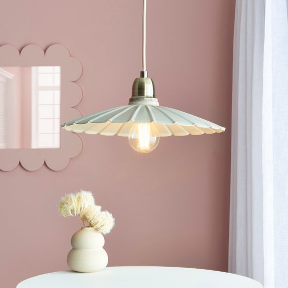 Click to view product details and reviews for Maya Scallop Adjustable Pendant Light.