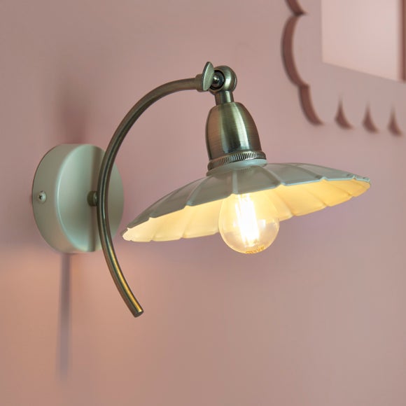 Click to view product details and reviews for Maya Scallop Wall Light.