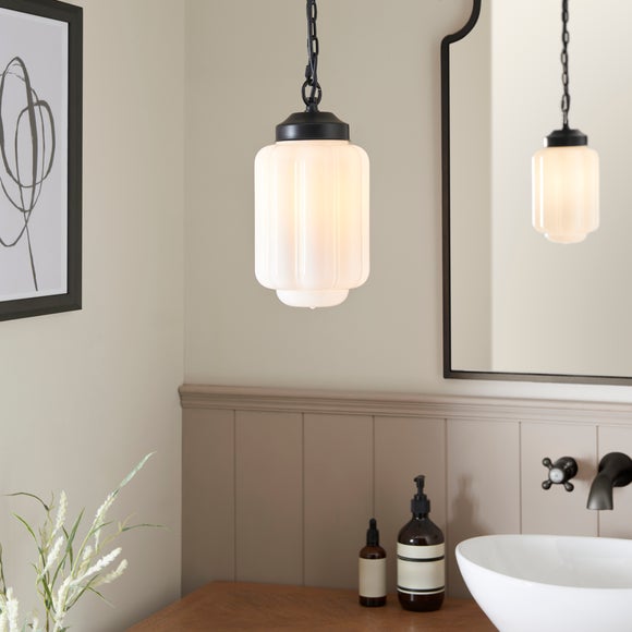 Click to view product details and reviews for Rene Bathroom Adjustable Pendant Light.