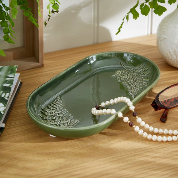 Click to view product details and reviews for Churchgate Fern Ceramic Tray.