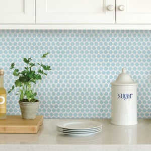 Inhome Penny Tile Self Adhesive Backsplash Tiles