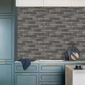 Inhome Stone Self Adhesive Backsplash Sticky Back Plastic