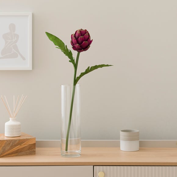 Click to view product details and reviews for Artificial Purple Artichoke Stem.