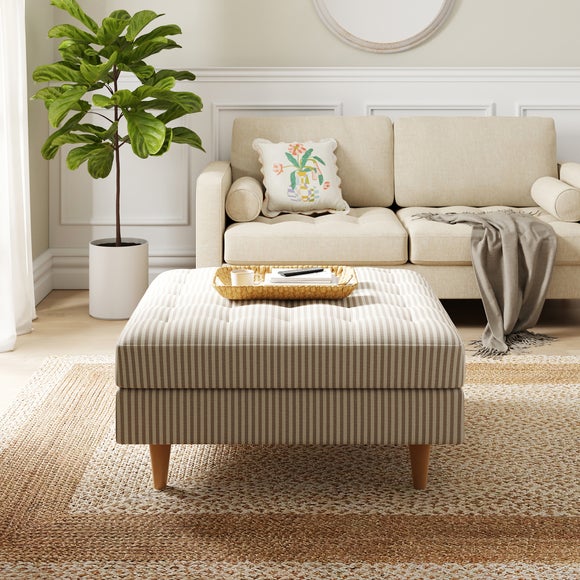 Click to view product details and reviews for Zoe Pinstripe Fabric Square Storage Footstool. Click to view product details and reviews for Zoe Pinstripe Fabric Square Storage Footstool.