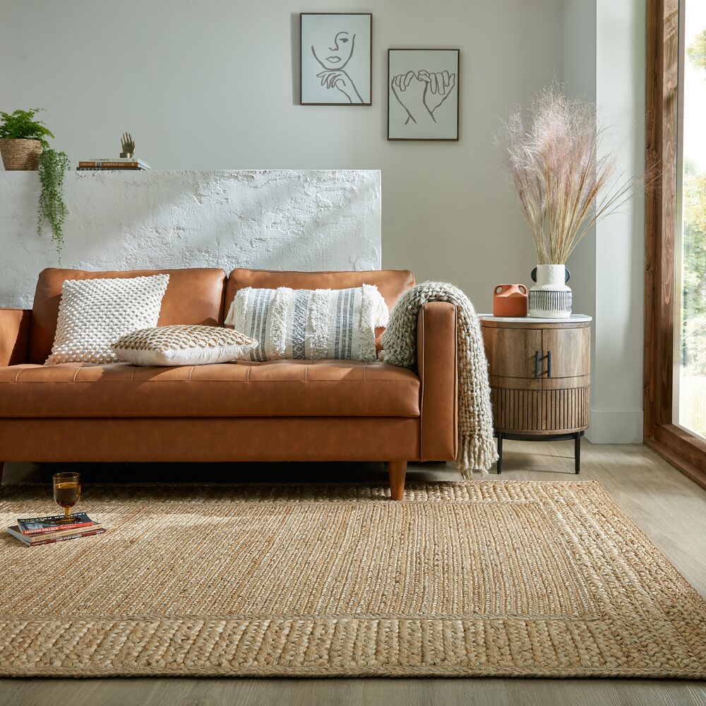 Jute Braid Border Rug  undefined