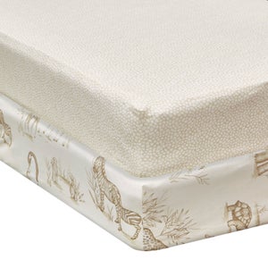 Sketched Animal Set Of 2 100 Cotton Fitted Sheets