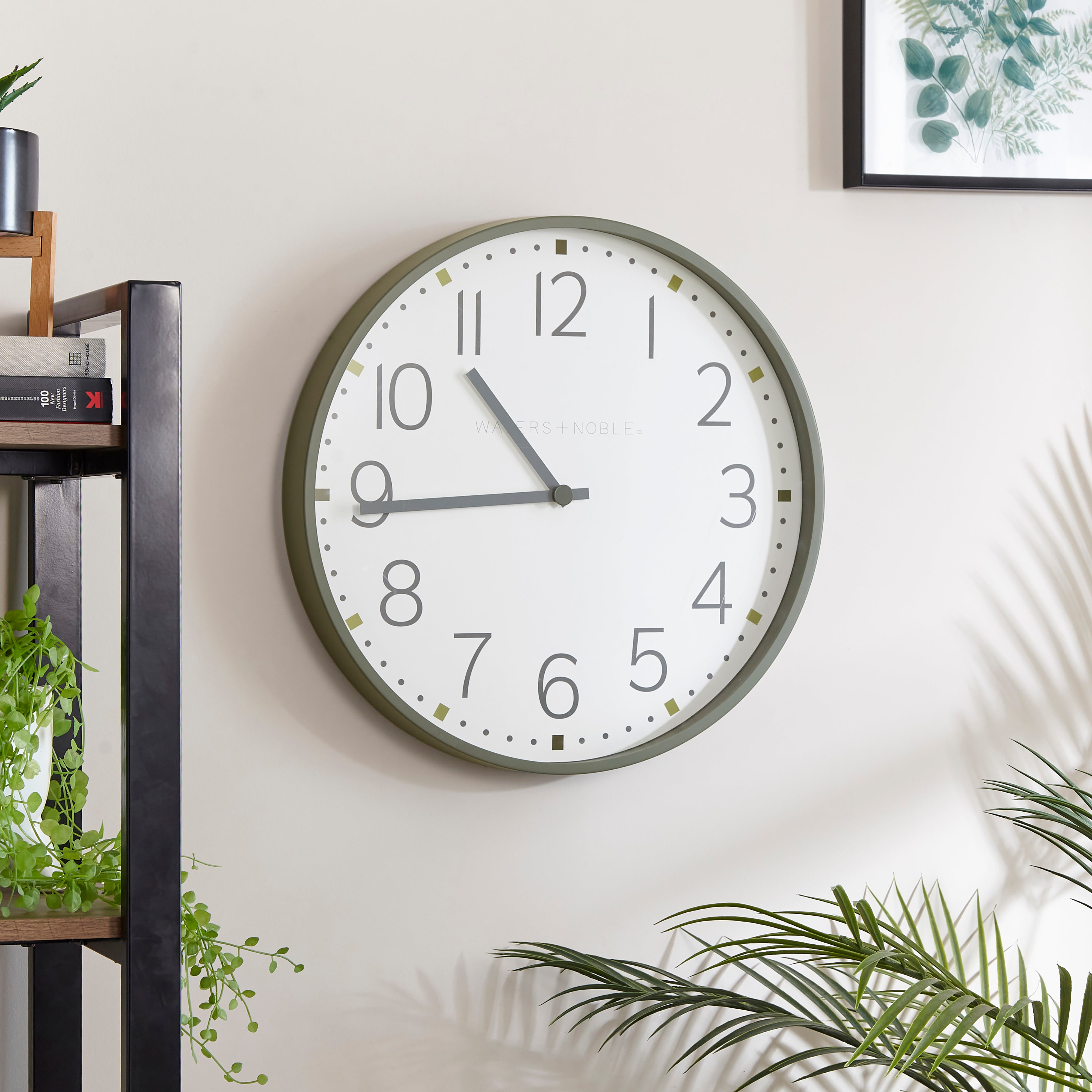 Broadway Wall Clock Green