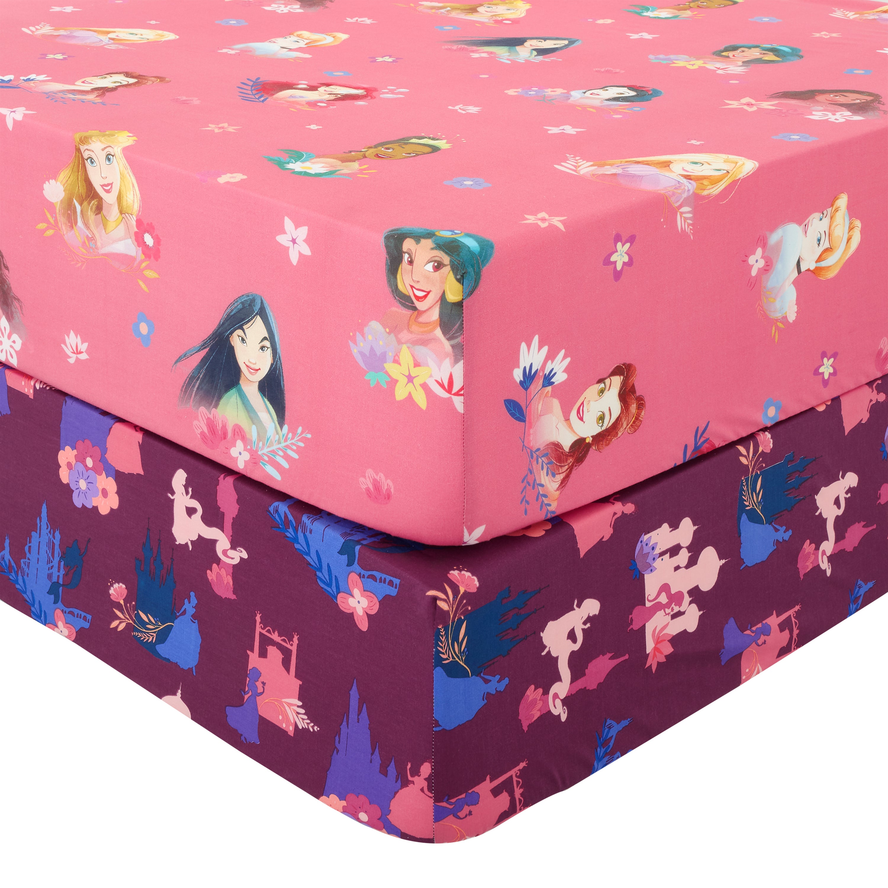 Disney Princess Set of 2 Fitted Sheets | Dunelm