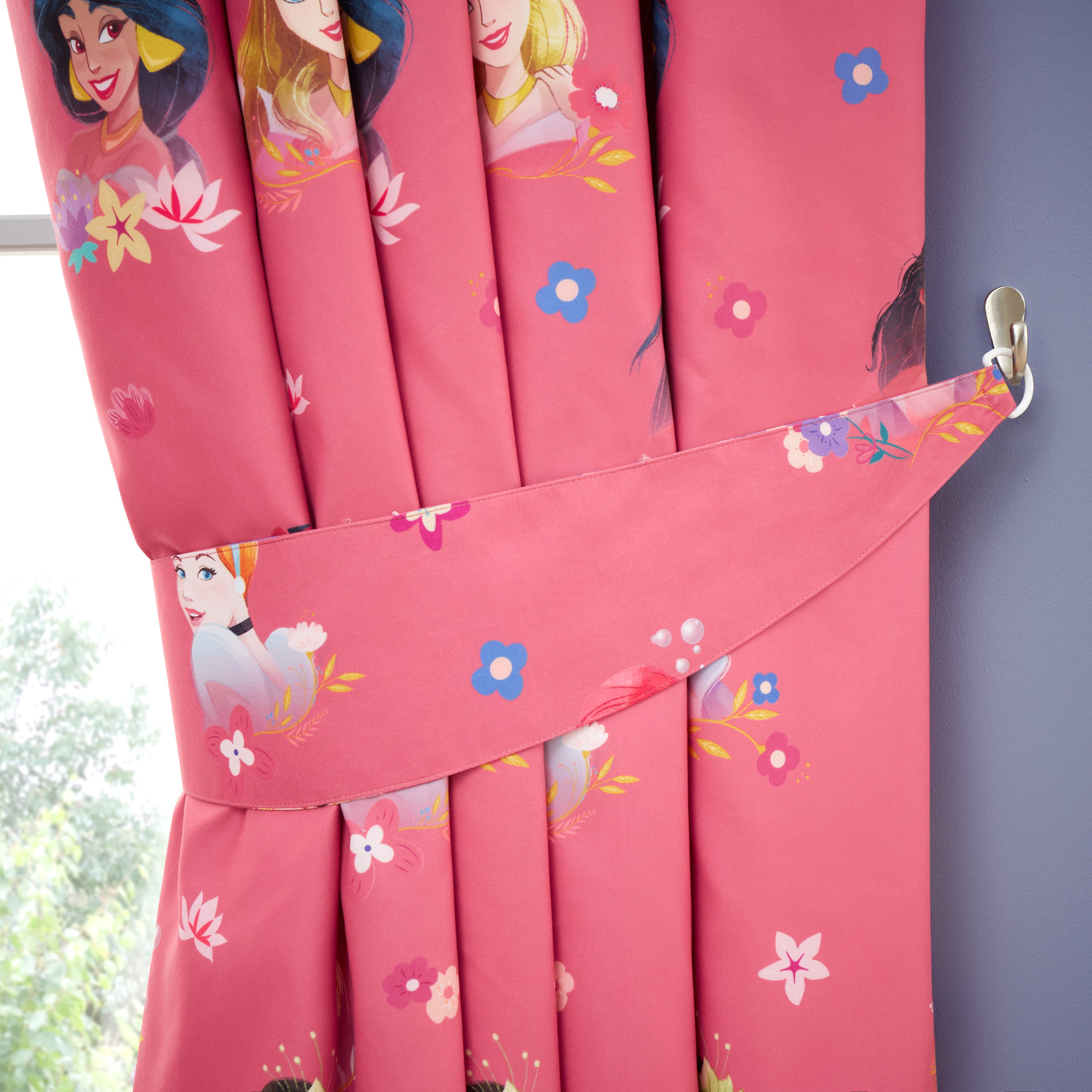 Disney Princess Blackout Eyelet Curtains with Tiebacks | Dunelm