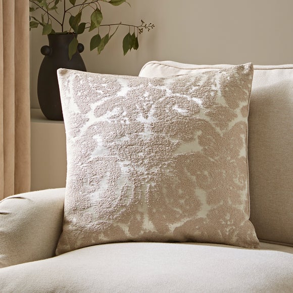 Click to view product details and reviews for Distressed Damask Square Cushion.