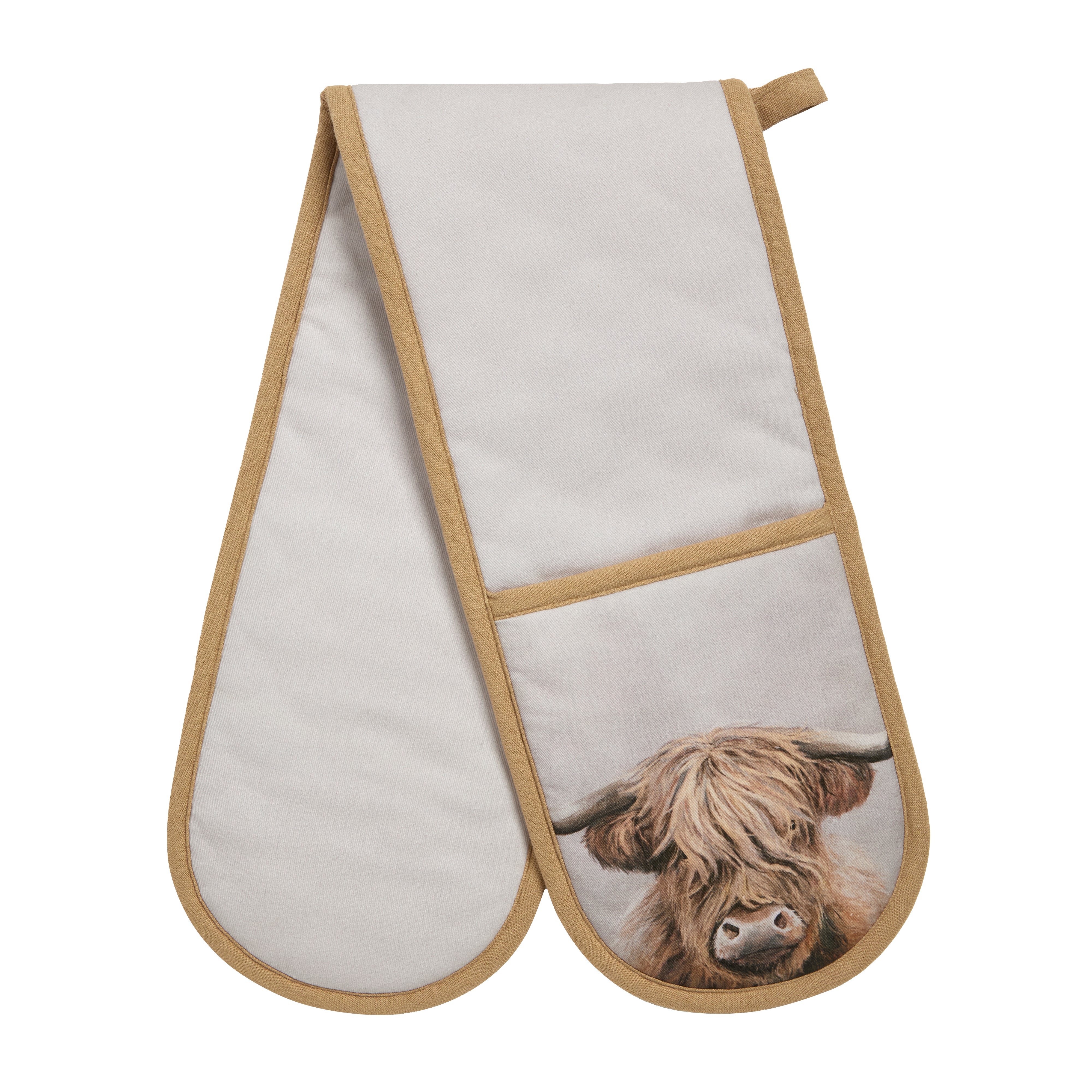 Highland Cow Double Oven Glove