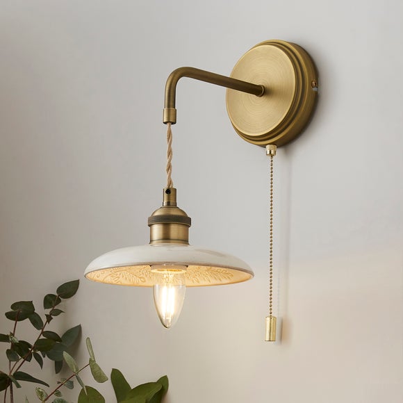 Click to view product details and reviews for Churchgate Fawsley Fern Industrial Wall Light.