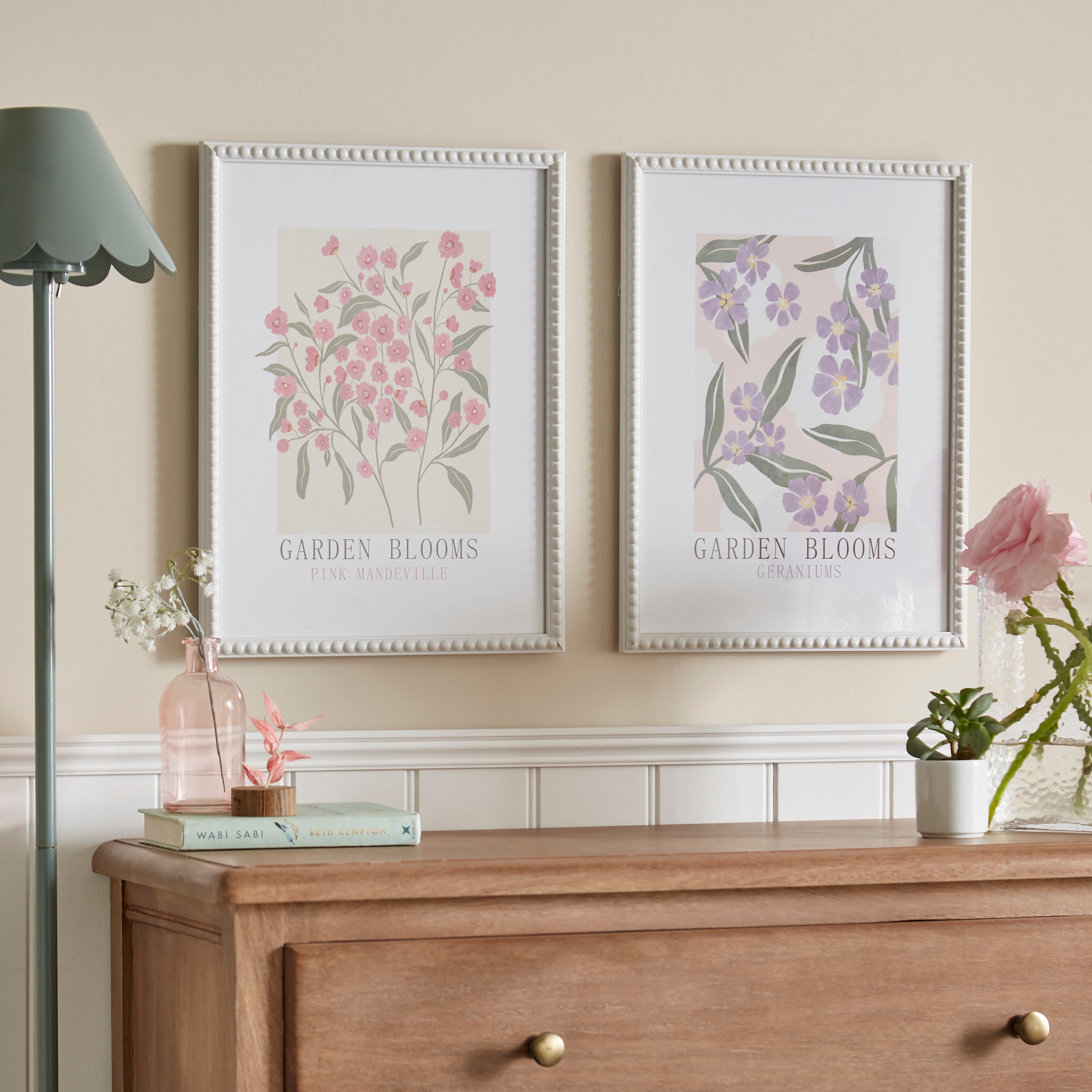 Set of 2 Garden Blooms Framed Prints
