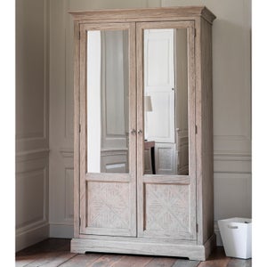 Cedar & Sage Modesto 2 Mirror Door Wardrobe