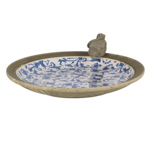 Fallen Fruits Ceramic Bird Bath