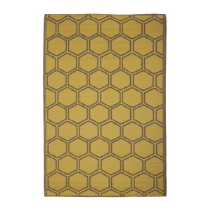 Fallen Fruits Honeycomb Outdoor Rug