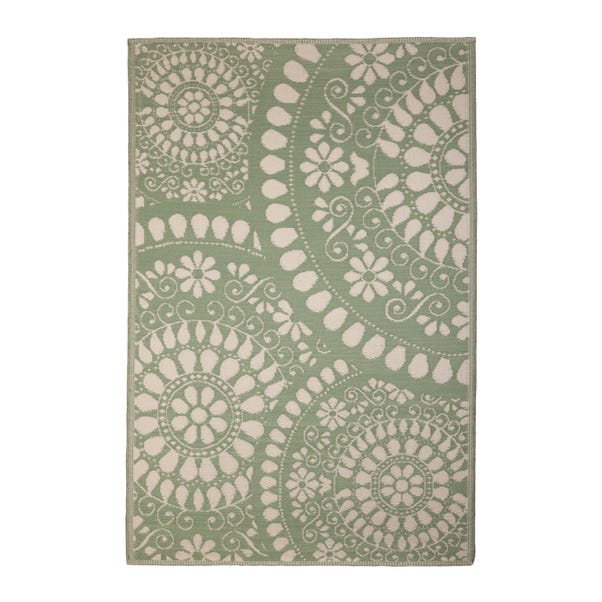Fallen Fruits Lace Circles Outdoor Rug image 1 of 1