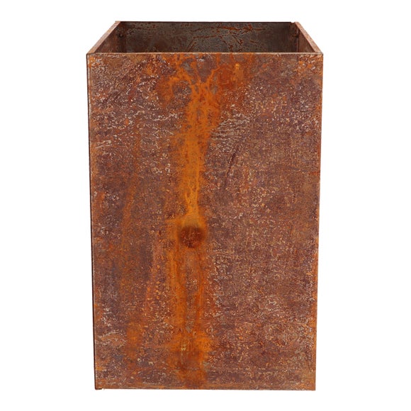 Fallen Fruits High Rectangular Rust Planter