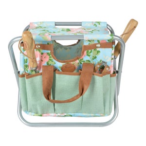 Fallen Fruits Rose Pattern Tool Stool