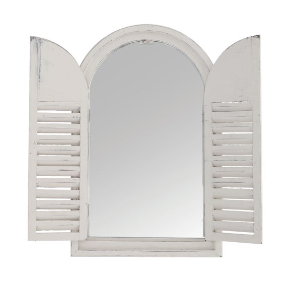 Fallen Fruits Arched Shutter Mirror