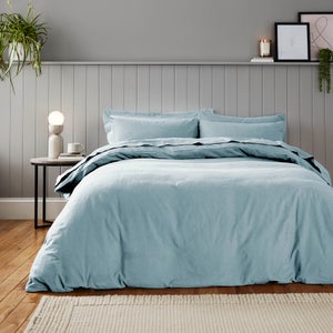 Soft & Cosy Luxury 100 Brushed Cotton Duvet Cover & Pillowcase Set