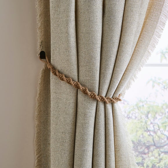 Macrame Twist Curtain Tieback