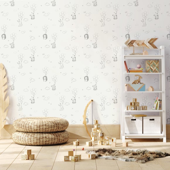 Photo 1 of Animals & Balloons Wallpaper