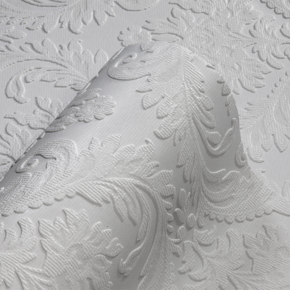 Anaglypta High Traditional Paintable Wallpaper